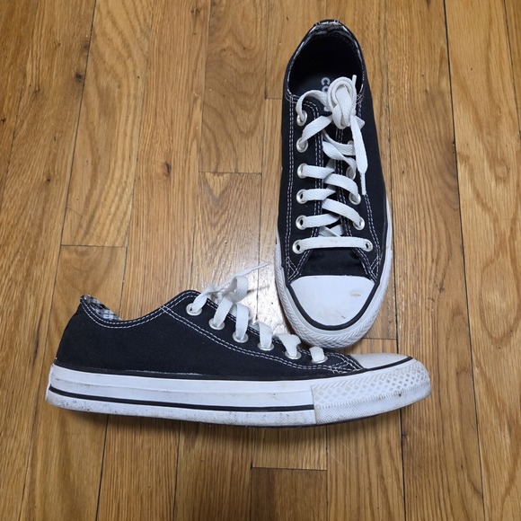 Converse Womens Black Graham Low Top Casual Everyday Wear Sneakers Tennis 8 - Picture 2 of 9